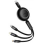CABO USB-C (M) P/ LIGHTNING (M) 1M 20W RETRATIL BASEUS PRETO CABO USB-C (M) P/ LIGHTNING (M) 1M 20W RETRATIL BASEUS PRETO