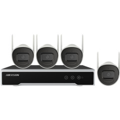 KIT VIGILANCIA HIKVISION 4CH H265 + 4 CAMARAS 2MP
