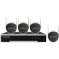 KIT VIGILANCIA HIKVISION 4CH H265 + 4 CAMARAS 2MP