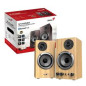 COLUNAS GENIUS SP-HF520BT 20W 3D SURROUND BT MADEIRA COLUNAS GENIUS SP-HF520BT 20W 3D SURROUND BT MADEIRA