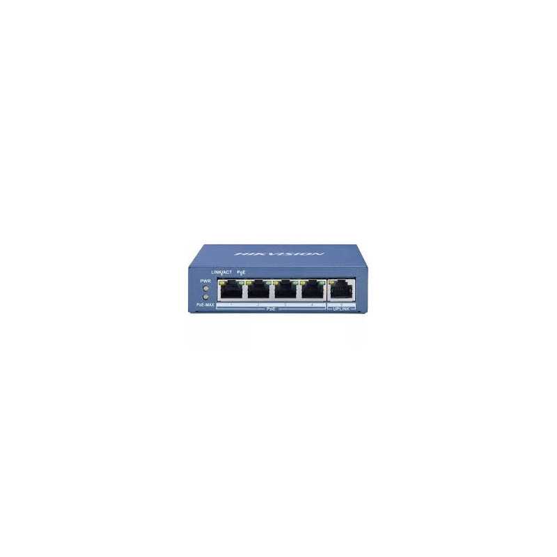 SWITCH 5 HIKVISION 4X POE S/GESTAO METAL SWITCH 5 HIKVISION 4X POE S/GESTAO METAL