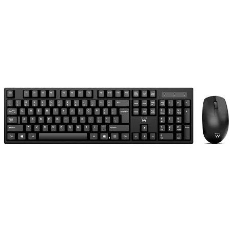 TECLADO + RATO EWENT WIRELESS PRETO