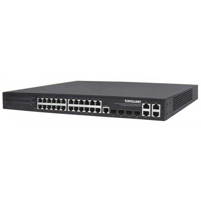 SWITCH 24 INTELL GIGA + 4 GIGA GESTA + PORTAS COMBO BASE-T/SFP