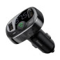 TRANSMISSOR BASEUS S-09A BT FM 2XUSB P/CARRO TRANSMISSOR BASEUS S-09A BT FM 2XUSB P/CARRO