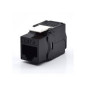 CONECTOR KEYSTONE WP RACK CAT6 UTP 180¼ PRETO CONECTOR KEYSTONE WP RACK CAT6 UTP 180¼ PRETO