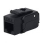 CONECTOR KEYSTONE WP RACK CAT6 UTP 180¼ PRETO CONECTOR KEYSTONE WP RACK CAT6 UTP 180¼ PRETO