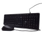 TECLADO+RATO EWENT SILENT C/FIO