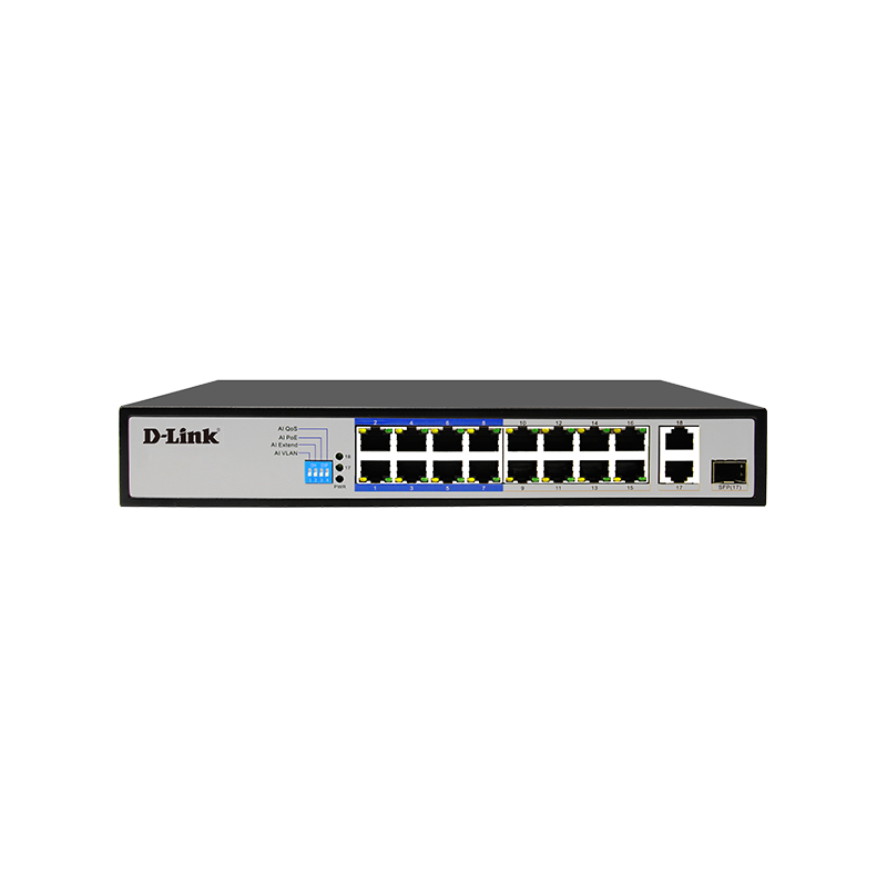 SWITCH 18 DLINK 10/100/1000 C/GESTAO LONG RANGE 250M 16X POE 2X SFP 150W SWITCH 18 DLINK 10/100/1000 C/GESTAO LONG RANGE 250M 16X POE 2X SFP 150W