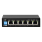SWITCH 6 DLINK 10/100 POE S/GESTAO + SURVEILLANCE C/ 4 POE 60W + RANGE 250M SWITCH 6 DLINK 10/100 POE S/GESTAO + SURVEILLANCE C/ 4 POE 60W + RANGE 250M