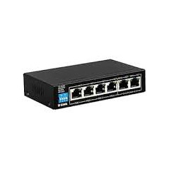 SWITCH 6 DLINK 10/100 POE S/GESTAO + SURVEILLANCE C/ 4 POE 60W + RANGE 250M