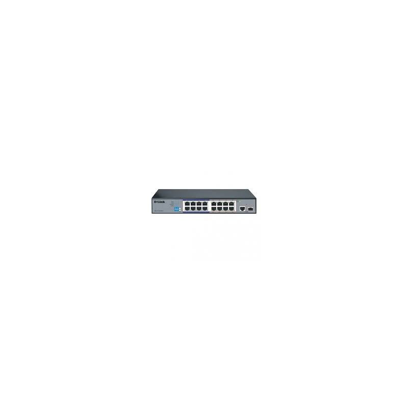 SWITCH 16 DLINK 10/100 POE S/GESTAO + SURVEILLANCE C/ 16 POE 150W + RANGE 250M SWITCH 16 DLINK 10/100 POE S/GESTAO + SURVEILLANCE C/ 16 POE 150W + RANGE 250M