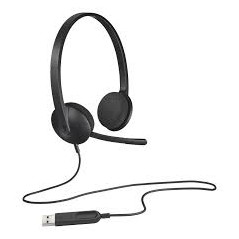 AUSCULTADORES LOGITECH H340 USB HEADSET