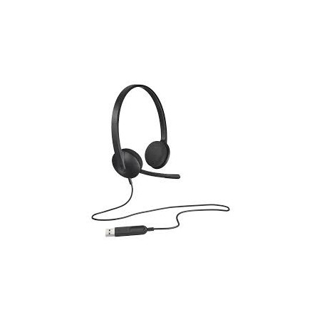 AUSCULTADORES LOGITECH H340 USB HEADSET