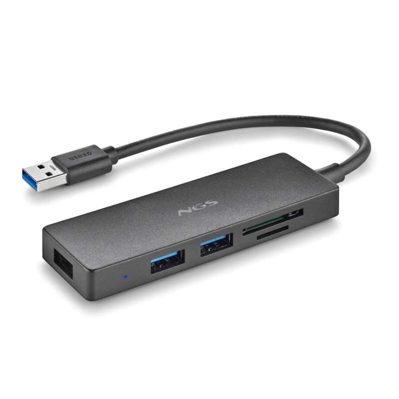 HUB NGS IHUBREADER 3USB-A + TF/SD CARD READER HUB NGS IHUBREADER 3USB-A + TF/SD CARD READER