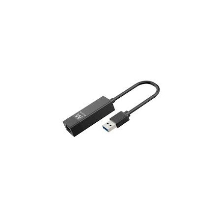 ADAPTADOR EWENT USB-A PARA RJ45 PRETO