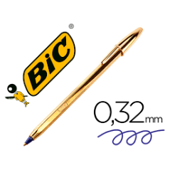 ESFEROGRAFICA BIC CRISTAL OURO AZUL ESP EDITI (1/20)