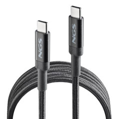 CABO USB-C (M) 2M PARA USB-C (M) NGS KNOT 100W