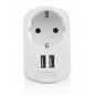 CARREGADOR EWENT 3.4A 2 USB BRANCO S/CABO CARREGADOR EWENT 3.4A 2 USB BRANCO S/CABO