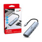 HUB GENIUS UH-545 USB-C(IN) 3X USB-A/ 1X USB-C/ 1X RJ45