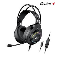 AUSCULTADORES GENIUS HS-GX580U USB RGB LED C/MIC PRETO