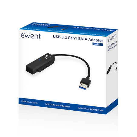 CABO USB 3.1 EWENT P/ ADAPT HDD 2.5"/ 3.5" SATA SSD
