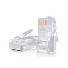 CONECTORES INTELLIN CAT6 RJ45 100UN