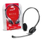 AUSCULTADORES GENIUS HS-200C C/ MIC P/PC PRETO AUSCULTADORES GENIUS HS-200C C/ MIC P/PC PRETO