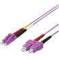 PATCH CABLE F.O. LC/LC 2M MULTIMODE 50/125 OM4 PATCH CABLE F.O. LC/LC 2M MULTIMODE 50/125 OM4