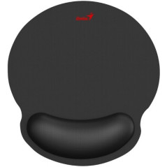 TAPETE P/ RATO GENIUS C/ APOIO GEL  PRETO