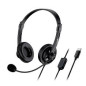 AUSCULTADORES GENIUS HS-230U C/ MIC P/PC USB-A PRETO AUSCULTADORES GENIUS HS-230U C/ MIC P/PC USB-A PRETO