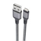 CABO LDNIO USB PARA LIGHTING 1M CINZENTO CABO LDNIO USB PARA LIGHTING 1M CINZENTO