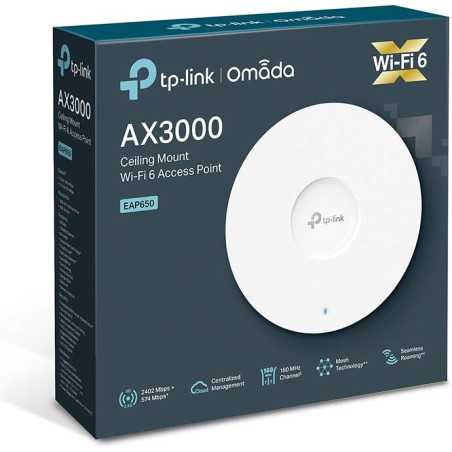 ROUTER TP-LINK WIFI 6 AX3000 MESH POE CELLING MOUNT