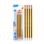 LAPIS GRAFITE DELI SCRIBE EC004 HB-2 C/BORRACHA