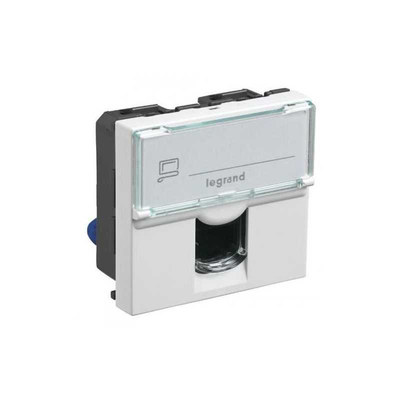 LEG MODULO MOSAIC RJ45 CAT.6 UTP 2M