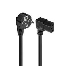 CABO ALIMENTACAO EWENT EURO PARA IEC C3 90¼ 1.8 MT