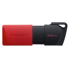 PEN DRIVE 128GB KINGSTON DTXM EXODIA 3.2 PRETO/VERMELHO