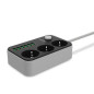 BLOCO TOMADA 3WAY. 1.6 MT C/I 6USB 3.4A