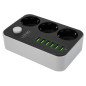 BLOCO TOMADA 3WAY. 1.6 MT C/I 6USB 3.4A