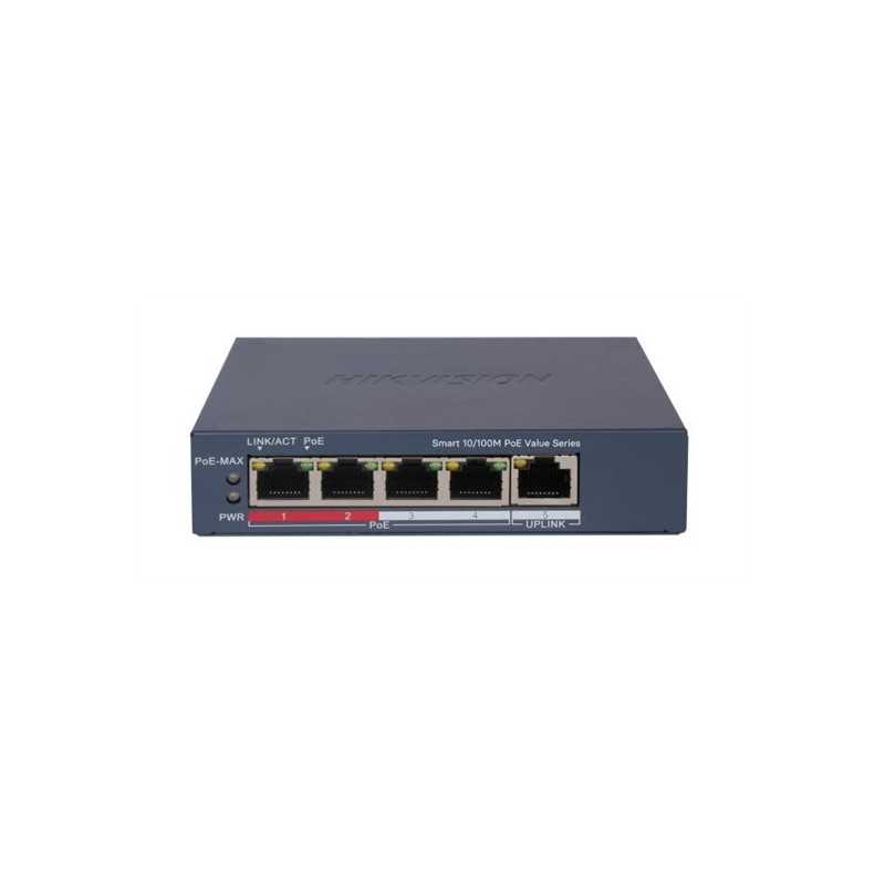 SWITCH 5 HIKVISION 4X 4X10/100 SMART POE SWITCH 5 HIKVISION 4X 4X10/100 SMART POE
