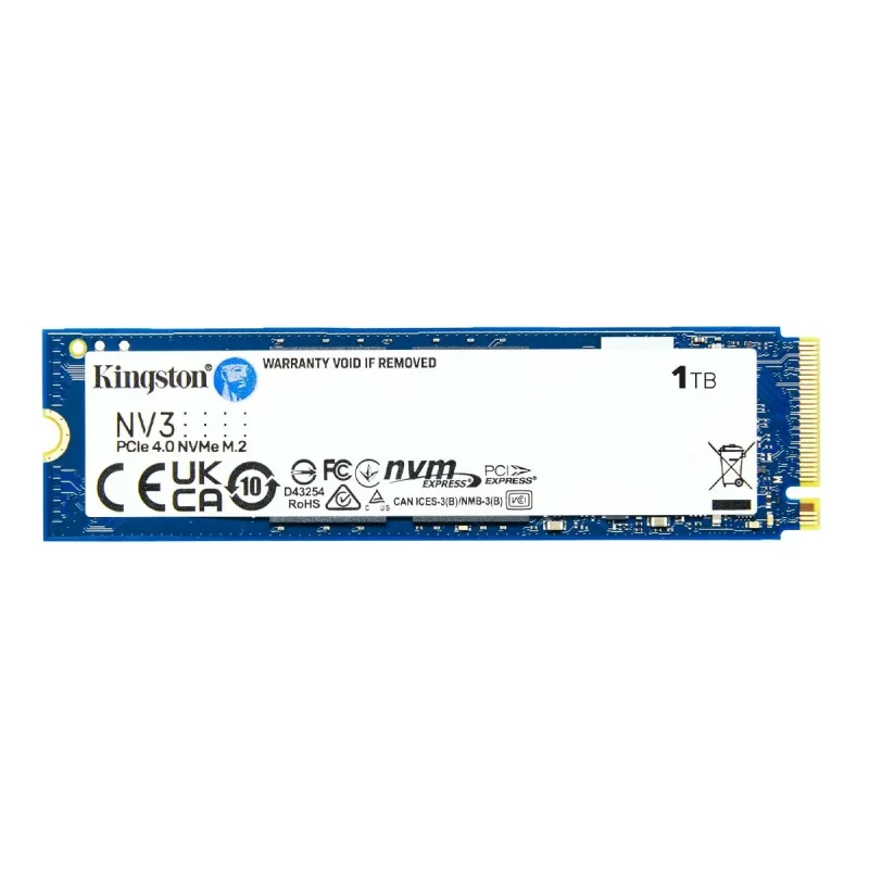 DISCO INTERNO M.2 1 TB SSD KINGSTON NV3 PCIE 4.0 NVME