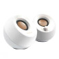COLUNAS CREATIVE 2.0 PEBBLE USB BRANCO