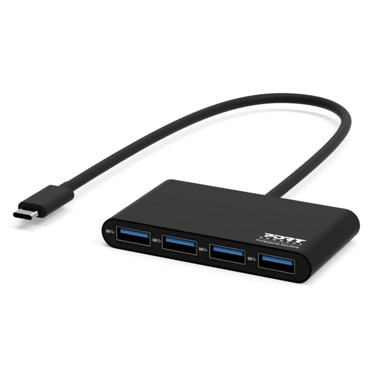 HUB PORT DESIGN TYPE C 4 X USB 3.0