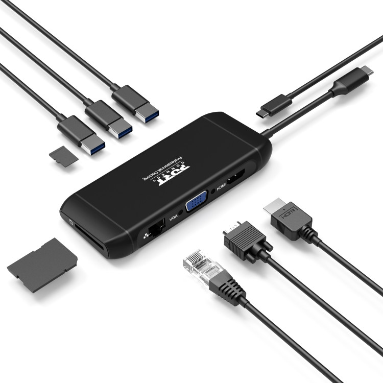 DOCK.STAT. PORT CONNECT TYPE C TRAVEL 1X 4K PD 100W